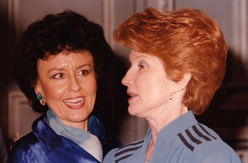 Christiane Stutzmann et Mady Mesple